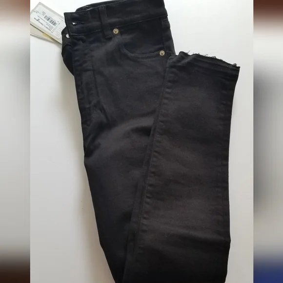 Golden Goose Skinny High Rise Jeans Size 28 Black - Picture 10 of 10